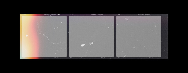 Film frame photo strip high-resolution blank filter. 35mm scan template texture effect. Trendy...