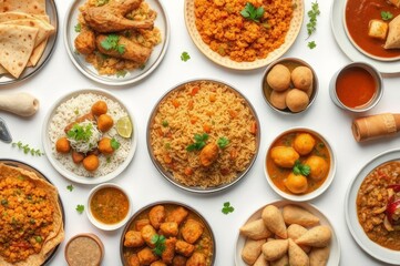 Indian and Pakistani food collection