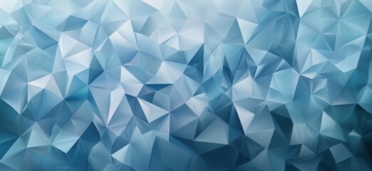 Obraz premium Abstract blue geometric background with triangular shapes and gradients