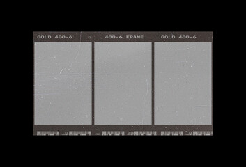 Film frame photo strip high-resolution blank filter. 35mm scan template texture effect. Trendy...