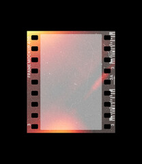 Film frame photo strip high-resolution blank filter. 35mm scan template texture effect. Trendy...