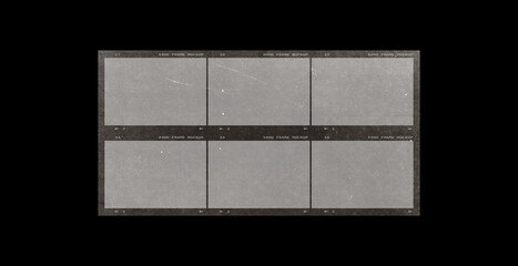 Film frame photo strip high-resolution blank filter. 35mm scan template texture effect. Trendy...