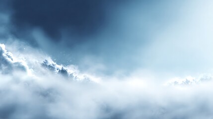 Mysterious clouds gathering over mountain range nature scene atmospheric view tranquil environment