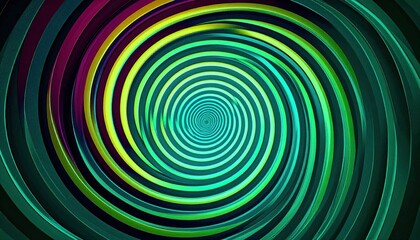 Colorful Abstract Spiral Pattern