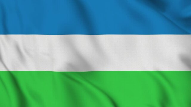 Flag of the Republic of Molossia &ndash; 4K Seamless Loop of the National Banner