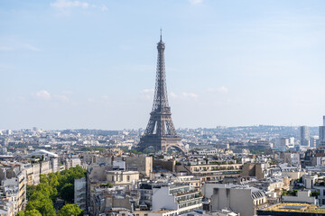 Eiffel Tower Overlooking Paris