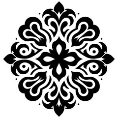 The divine elegance of intricate compositions in premium vector illustration