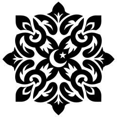 The intersection of symmetry and creativity in geometric vector art