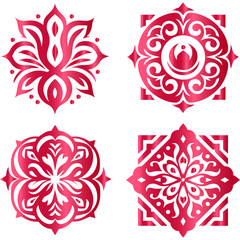 Gradient illusions forming mesmerizing contemporary artistic expression