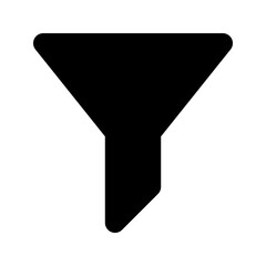 Filter icon. Great for sorting or e-commerce search designs.