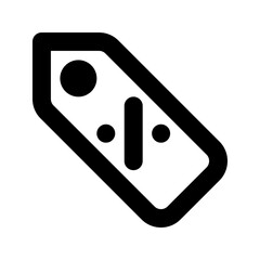 Discount sale icon. Ideal for promotions or e-commerce offers.