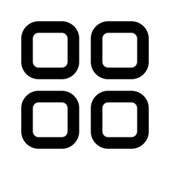 Grid view icon. Perfect for e-commerce product displays.