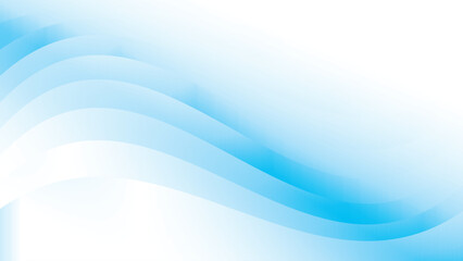 Abstract  white and blue color, modern design stripes background with curve lines. Vector illustration.