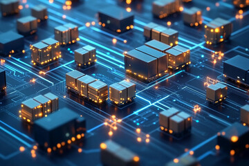 case study on how blockchain in the supply chain allowed a company to reduce operational costs and improve logistics