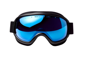 Ski glasses isolated on white, including clipping path. Ai Generated Images