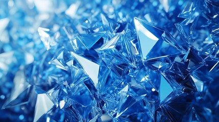 blue abstract geometric background flowing smooth