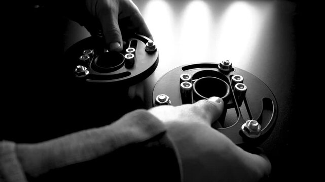 custom tuned car parts for sports european drift car front adjustable strut mounts animated vertical video