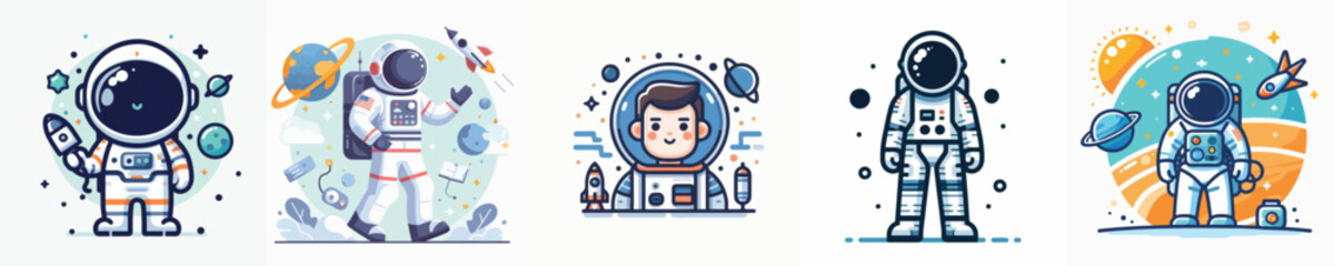 Vector of an astronaut.