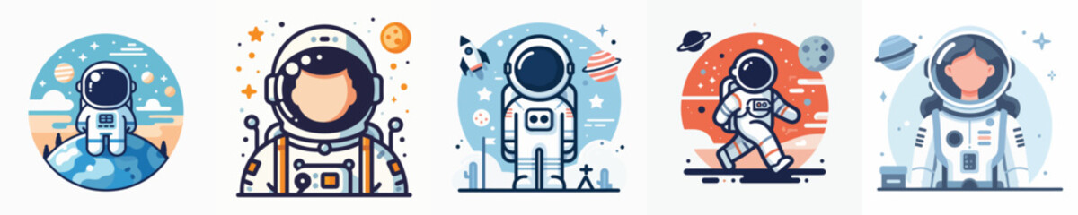 Vector of an astronaut.