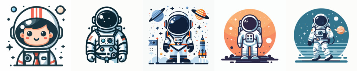 Vector of an astronaut.