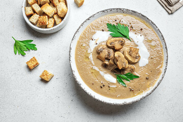 Mushroom cream soup