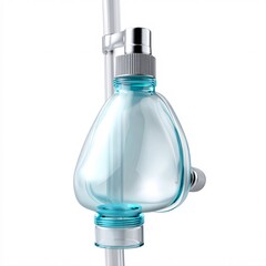 Clear Medical Oxygen Mask with Adjustable Valve for Healthcare Use