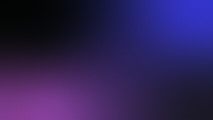 Dark purple blue gradient background with smooth blur and grain texture. Abstract neon glow effect, soft ombre mesh design. Moody, vibrant, modern digital wallpaper for creative design.