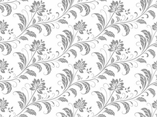 Fototapeta premium seamless floral pattern with flowers