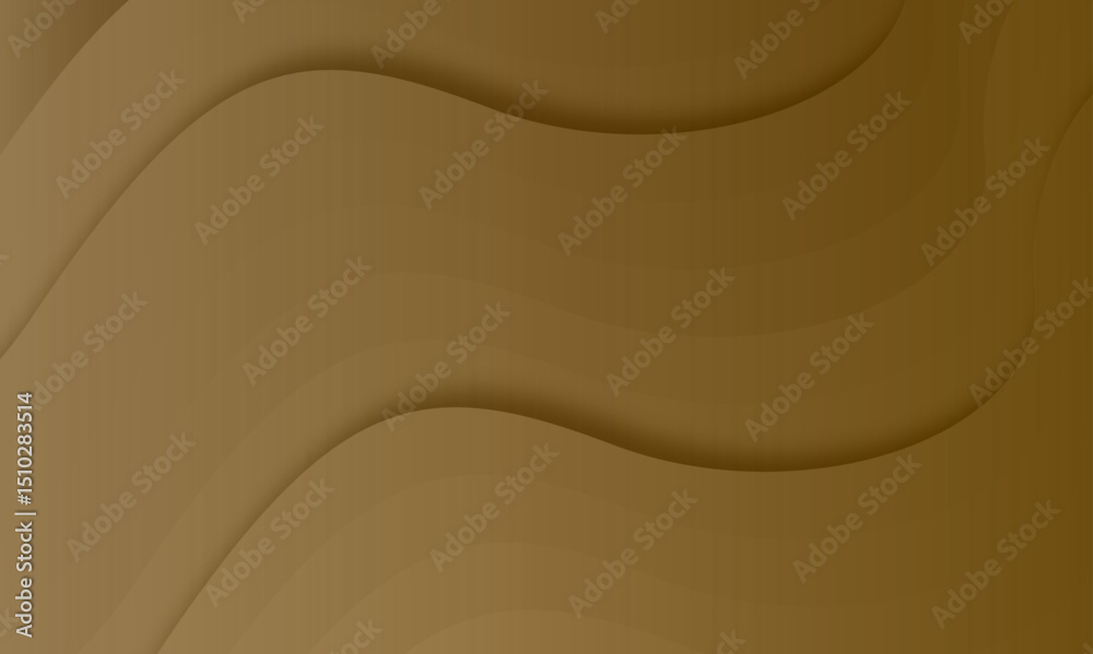 Aufkleber abstract brown layered background with wavy shapes and soft gradients creating depth smooth gradient