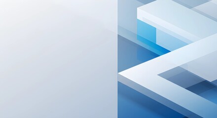 Fototapeta premium abstract blue background with squares
