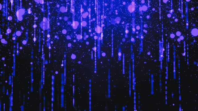 blue particle drops