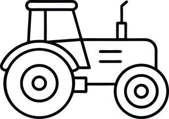 Patriotic Tractor Illustration – Vintage Farm Style