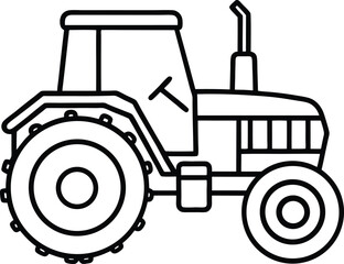 Vintage Tractor Outline – Rustic American Farm Symbol