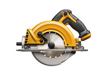 Fototapeta premium Powerful Cordless Circular Saw: Precision Cutting Tool for DIY Projects & Professional Use isolated on transparent background png