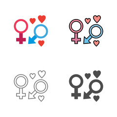 Genders Vector Icon