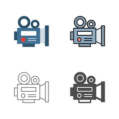 Video Camera Vector Icon