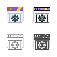 Development Vector Icon