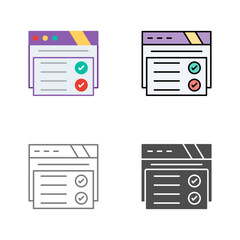 Web Browser Vector Icon