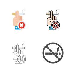 Quit Smoking Vector Icon