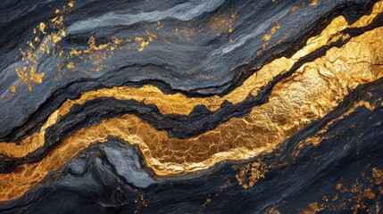 Dark Stone Veins