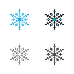 Snow Flake Vector Icon