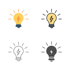 Light Bulb Vector Icon