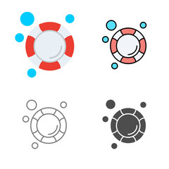 Lifesaver Vector Icon