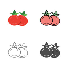 Tomato Vector Icon