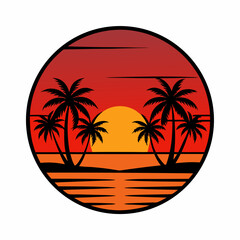 palm tree on the beach