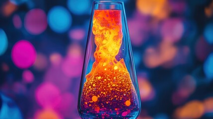 Colorful lava lamp