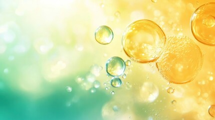 Colorful Liquid Bubbles