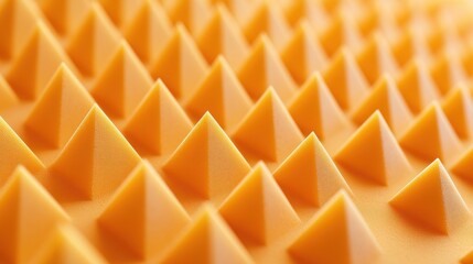 Orange pyramid pattern