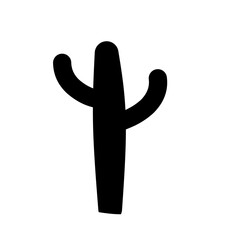 Obraz premium Cactus silhouette 