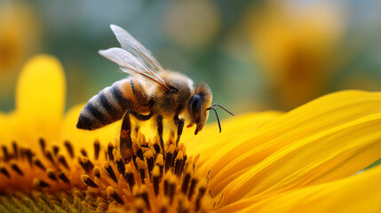 Planet Earth with clean air and nature relying on renewable resources. Ecological concept of alternative sustainable energy for an ecologically clean planet. Concept of ecology